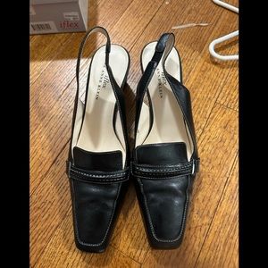 Iflex by Anne Klein strap heel shoes.